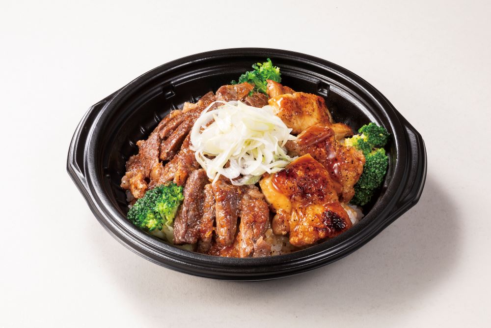 激アツステーキ（180g）＆グリルチキン（100ｇ）丼